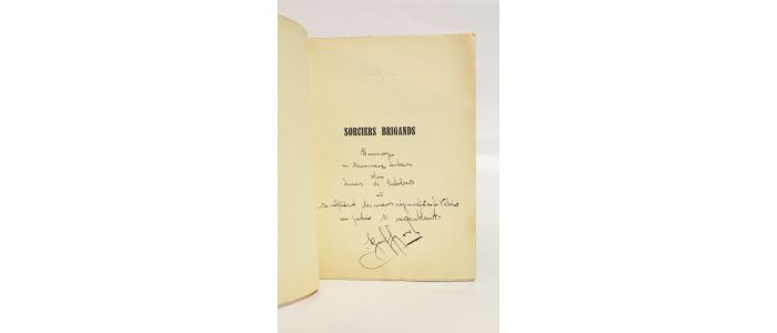 DU BORD : Sorciers brigands - Autographe, Edition Originale - Edition-Originale.com