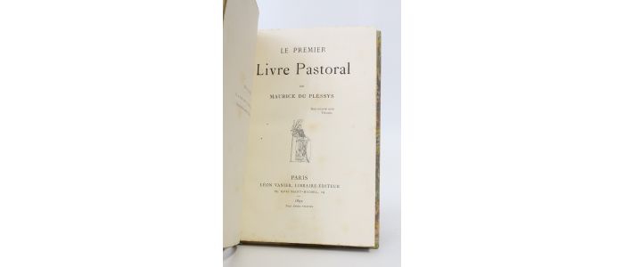 DU PLESSYS : Le premier livre pastoral - Erste Ausgabe - Edition-Originale.com