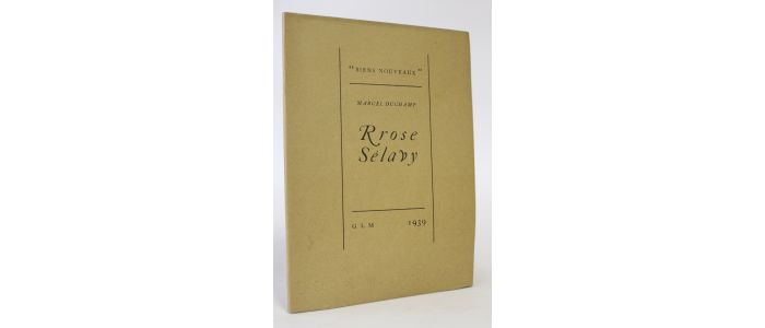 DUCHAMP : Rrose Sélavy - Prima edizione - Edition-Originale.com