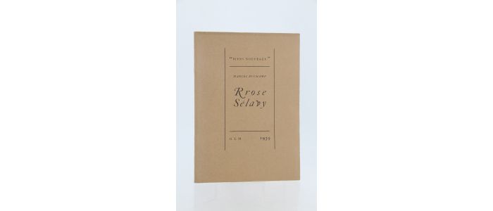 DUCHAMP : Rrose Sélavy - First edition - Edition-Originale.com