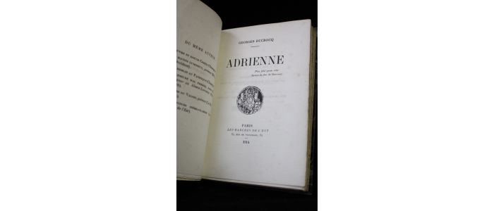 DUCROCQ : Adrienne - First edition - Edition-Originale.com