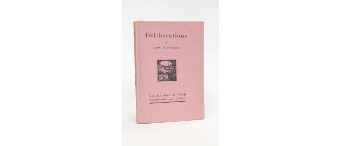 DUHAMEL : Délibérations - First edition - Edition-Originale.com