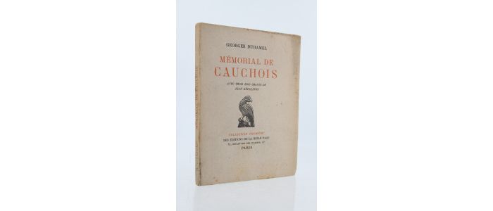 DUHAMEL : Mémorial de Cauchois - Erste Ausgabe - Edition-Originale.com