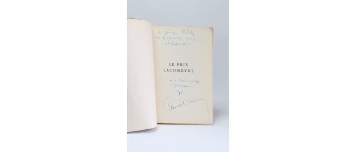 DUNAN : Le prix Lacombyne - Autographe - Edition-Originale.com