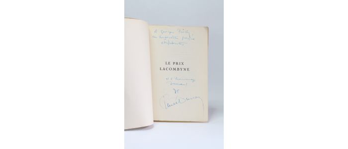 DUNAN : Le prix Lacombyne - Signed book - Edition-Originale.com