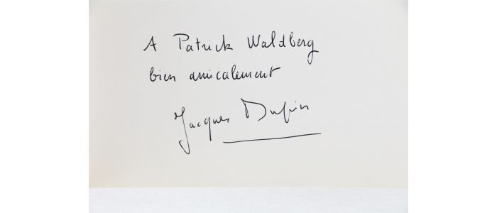 DUPIN : Alberto Giacometti - Signiert, Erste Ausgabe - Edition-Originale.com