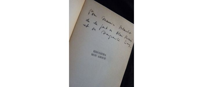 DURAS : Hiroshima mon amour - Signed book, First edition - Edition-Originale.com