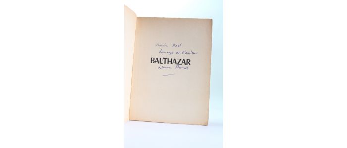 DURRELL : Balthazar - Signiert, Erste Ausgabe - Edition-Originale.com