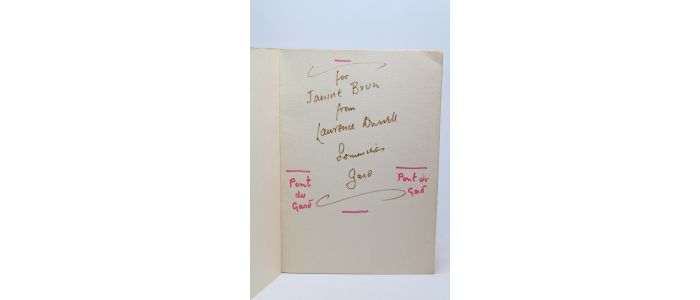 DURRELL : Poèmes - Signiert, Erste Ausgabe - Edition-Originale.com