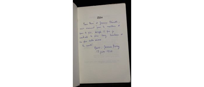 DURRY : Eden - Libro autografato, Prima edizione - Edition-Originale.com