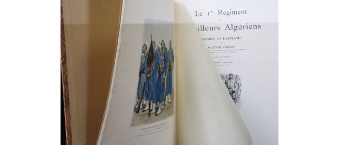 DURUY : Le 1er régiment de tirailleurs algériens. Histoire et campagnes - First edition - Edition-Originale.com