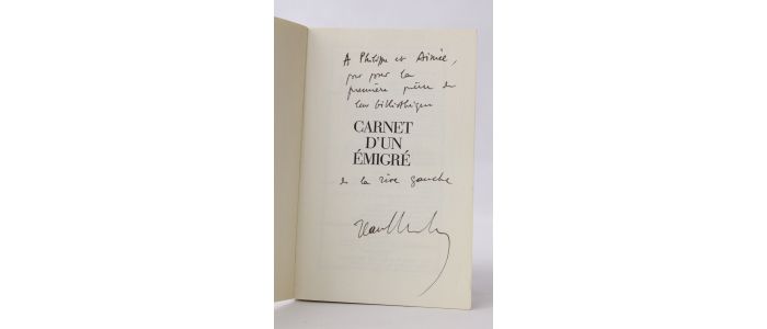 DUTOURD : Carnet d'un émigré - Signed book, First edition - Edition-Originale.com