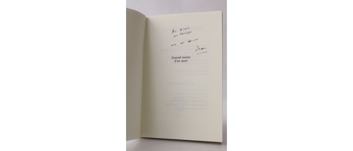 DUTOURD : Journal intime d'un mort - Autographe, Edition Originale - Edition-Originale.com