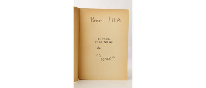 DUTOURD : Le fond et la forme I, I & III - Autographe, Edition Originale - Edition-Originale.com