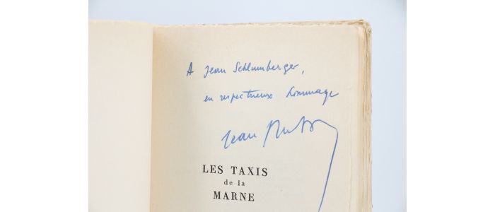 DUTOURD : Les taxis de la Marne - Signed book, First edition - Edition-Originale.com