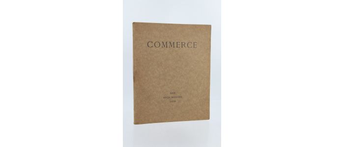 ELIOT : Commerce Cahier XXIX de l'hiver 1932 - Prima edizione - Edition-Originale.com