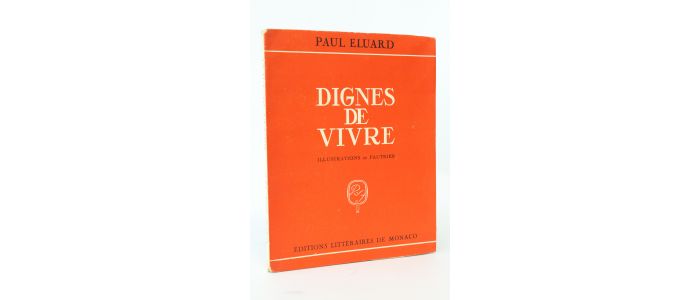 ELUARD : Dignes de vivre - Edition-Originale.com