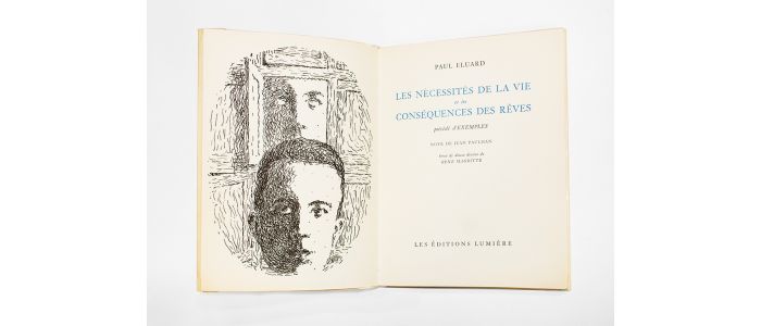 ELUARD : Les nécessités de la vie et les conséquences des rêves précédé d'Exemples - Edition-Originale.com