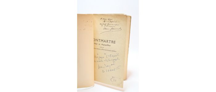 EMILE-BAYARD : Montmartre hier et aujourd'hui, souvenirs de ses artistes et écrivains les plus célèbres - Signiert, Erste Ausgabe - Edition-Originale.com