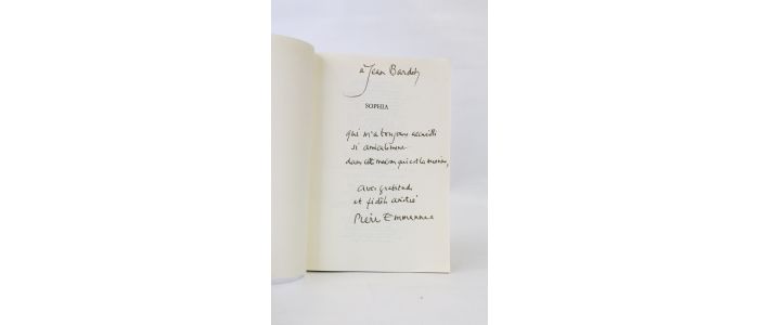 EMMANUEL : Sophia - Libro autografato, Prima edizione - Edition-Originale.com
