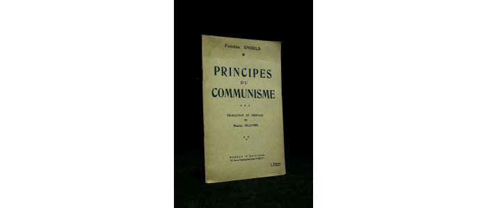 ENGELS : Principes du communisme - Edition-Originale.com