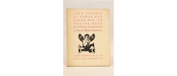 EPSTEIN : La poésie d'aujourd'hui. Un nouvel état de l'intelligence - Prima edizione - Edition-Originale.com