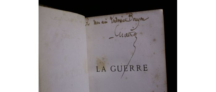 ERCKMANN-CHATRIAN : La guerre - Signed book, First edition - Edition-Originale.com