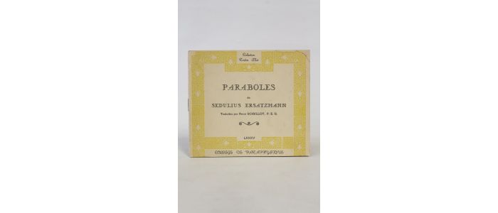 ERSATZMANN : Paraboles - First edition - Edition-Originale.com