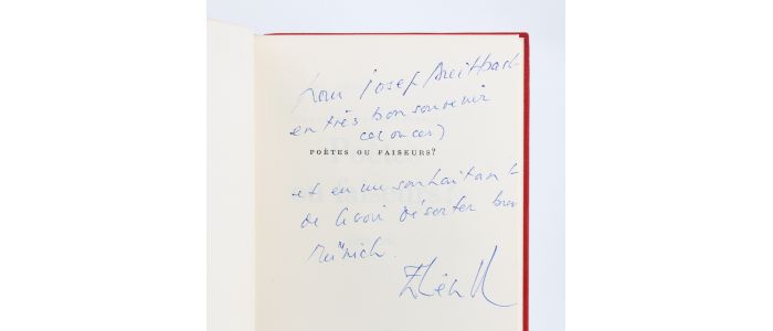 ETIEMBLE : L'hygiène des lettres IV : Poètes ou faiseurs - Signed book, First edition - Edition-Originale.com