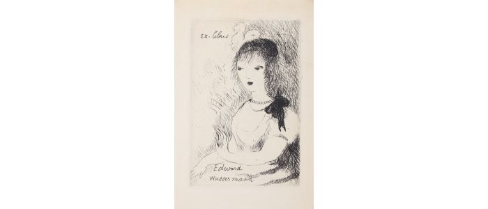 Ex-libris dessiné et gravé par Marie Laurencin - First edition - Edition-Originale.com
