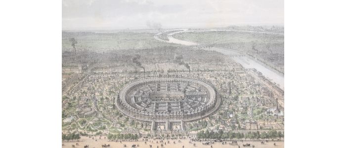 Exposition universelle de 1867 - Paris et ses ruines, Lithographie originale - Prima edizione - Edition-Originale.com