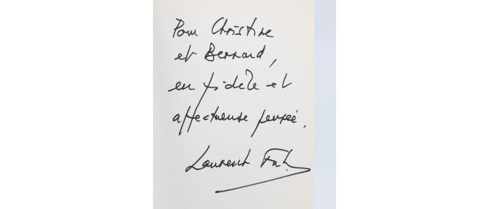 FABIUS : Cela commence par une balade - Signed book, First edition - Edition-Originale.com