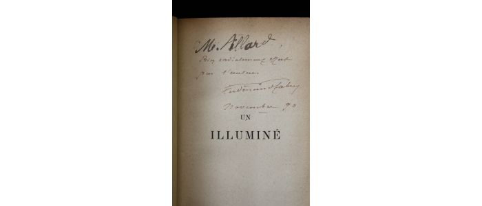 FABRE : Un illuminé - Autographe - Edition-Originale.com
