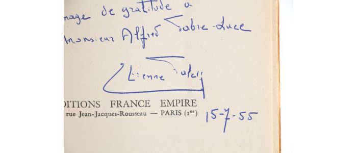 FALCK : Les Portes de Glace - Autographe, Edition Originale - Edition-Originale.com