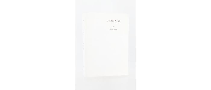 FALLET : L'angevine - Prima edizione - Edition-Originale.com