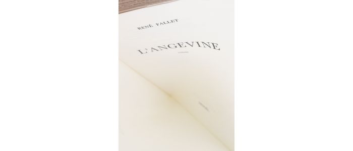 FALLET : L'angevine - Edition Originale - Edition-Originale.com