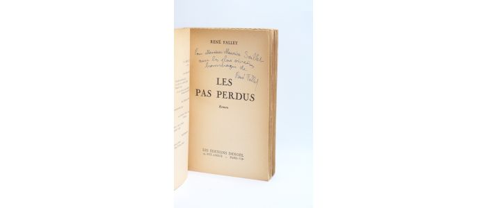 FALLET : Les pas perdus - Signed book, First edition - Edition-Originale.com