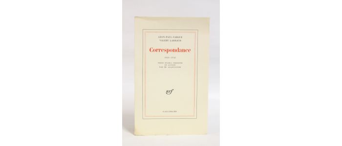 FARGUE : Correspondance 1910-1946 - Prima edizione - Edition-Originale.com