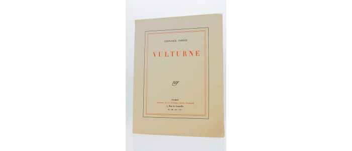 FARGUE : Vulturne - First edition - Edition-Originale.com