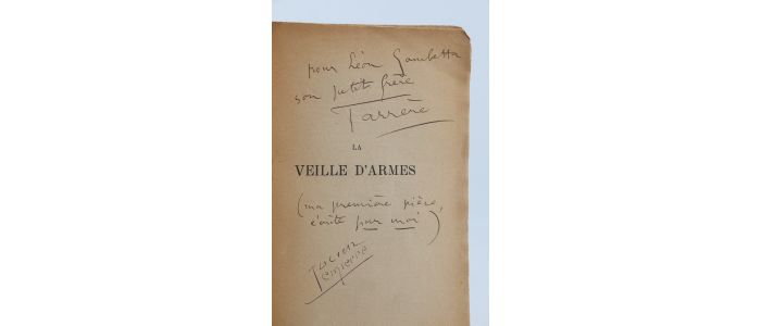 FARRERE : La veillée d'armes - Signed book, First edition - Edition-Originale.com