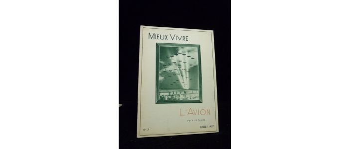 FAURE : L'avion - In Mieux vivre n°7 - First edition - Edition-Originale.com