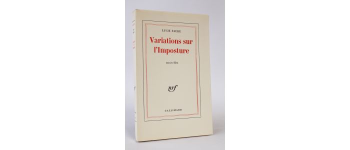 FAURE : Variations sur l'imposture - Prima edizione - Edition-Originale.com