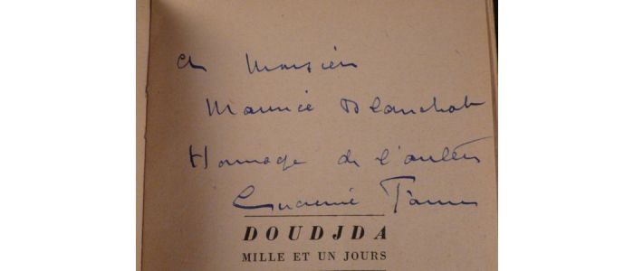 FAVRE : Mille et un jours. Aventures de la belle Doudjda - Signed book, First edition - Edition-Originale.com