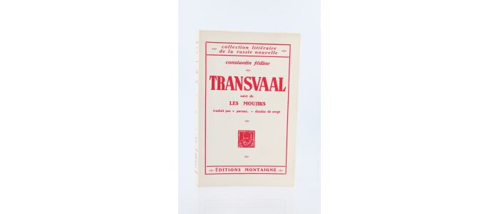 FEDINE : Transvaal suivi de Les Moujiks - Erste Ausgabe - Edition-Originale.com