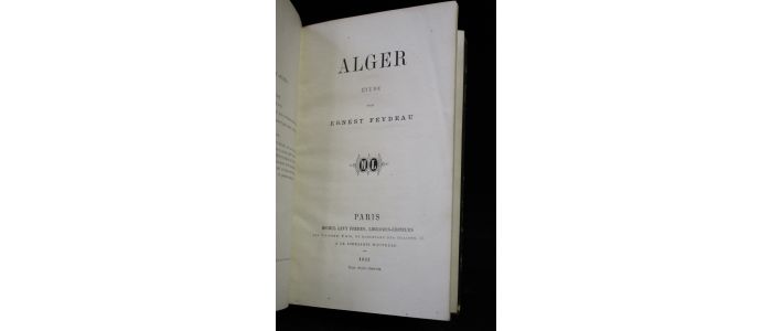 FEYDEAU : Alger, étude - First edition - Edition-Originale.com