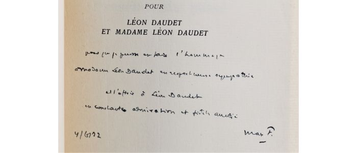FISCHER : Présence du passé - Libro autografato, Prima edizione - Edition-Originale.com
