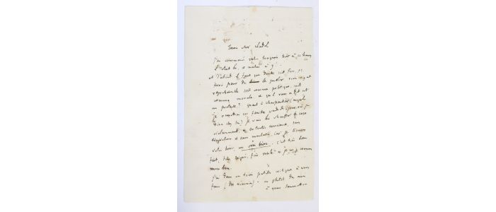 FLAUBERT : Lettre autographe signée de Gustave Flaubert adressée à Léon Cladel - Libro autografato, Prima edizione - Edition-Originale.com