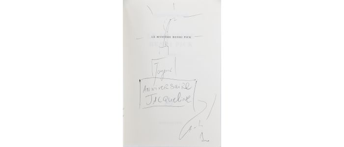 FOENKINOS : Le mystère Henri Pick - Autographe, Edition Originale - Edition-Originale.com