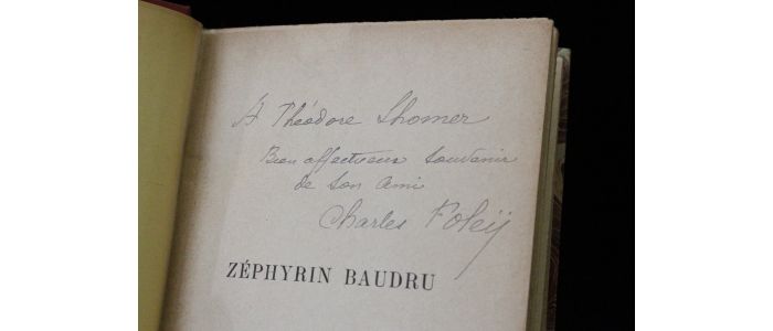 FOLEY : Zéphyrin Baudru - Autographe, Edition Originale - Edition-Originale.com