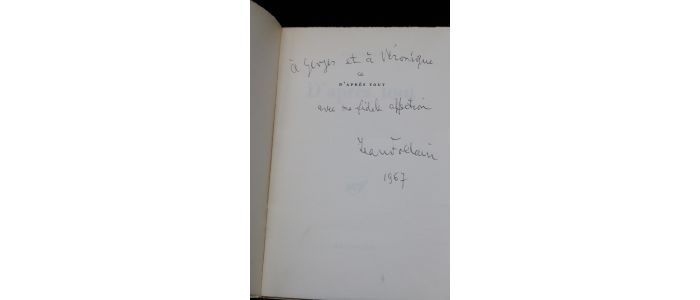 FOLLAIN : D'après tout - Libro autografato, Prima edizione - Edition-Originale.com